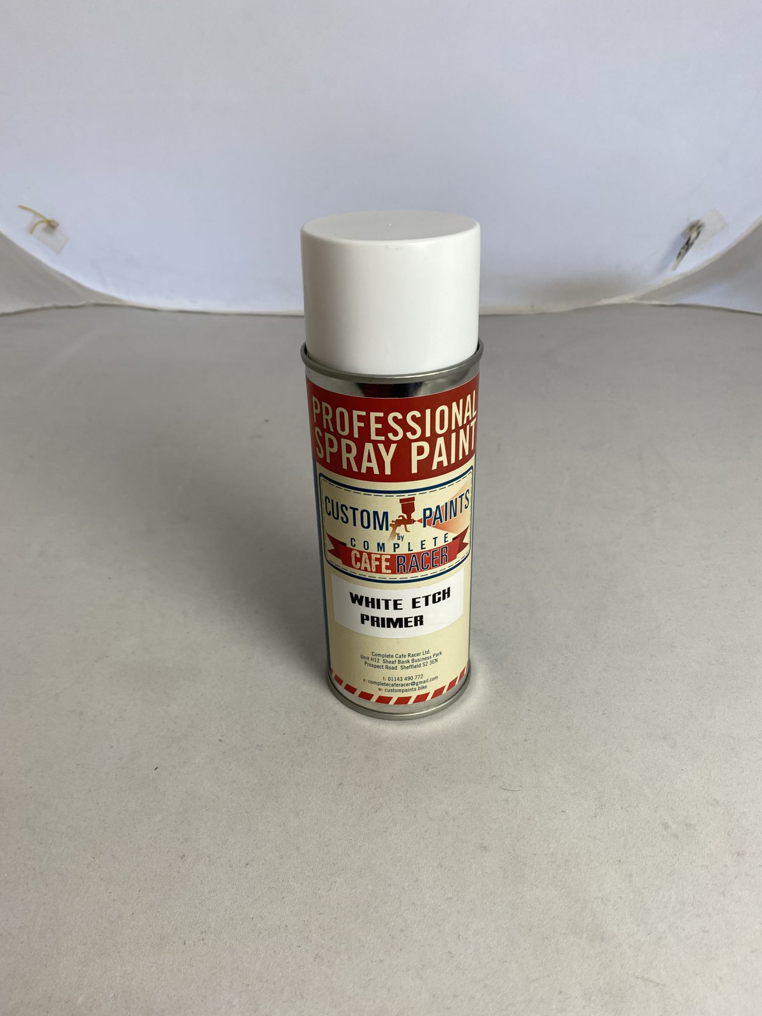 ETCH HIGH BUILD PRIMER WHITE 400ML AEROSOL CCR Custom Paints